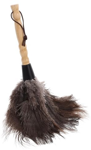 CIYODO Spolveratore in Piuma Spolverino Per Auto E Tapparelle Strumento Pulizia Mobili Spolverino Soffice Con Manico Lungo Portatile Per Casa