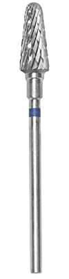 STALEKS PRO fresa in carburo di tungsteno per tornio unghie, punta 6 x 14 mm. Forma troncoconica Expert (grana media)
