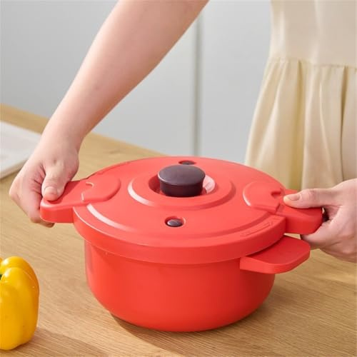 Autocuiseur pour micro-ondes, cuiseur vapeur multifonction, cuiseur à riz, cuiseur vapeur légumes, convient pour une utilisation en cuisine, 27,5 x 14 cm
