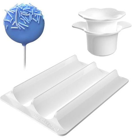 Generico Molde para tartas pop con formas | Juego de moldes para galletas y pasteles con molde para cake pop | Utensilios de cocina antiadherentes para, bodas, escuelas, niños, chocolate
