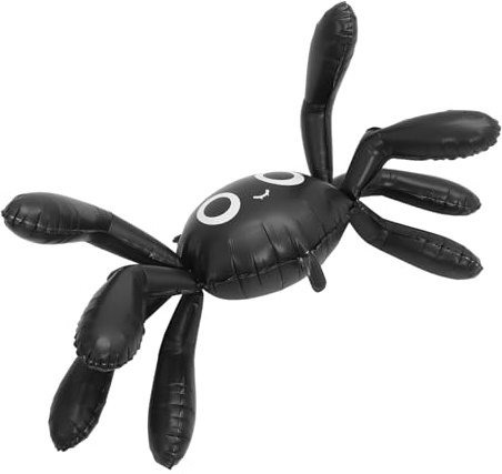 ORFOFE Halloween Spiders Balloon Halloween Decoration Balloon Giant Blow up Spider Animal Party Decoration Giant Horror Inflatable Shower Black