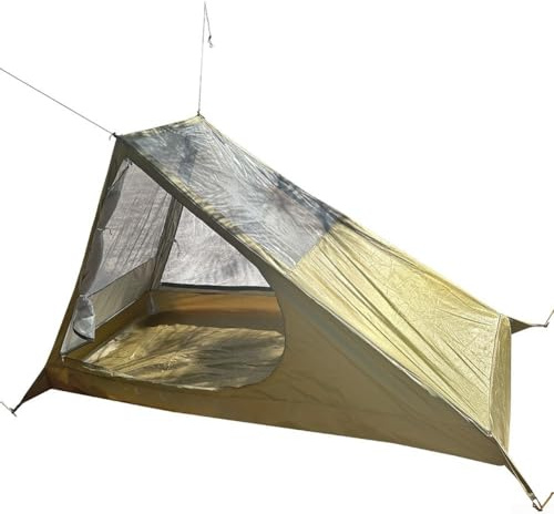 Tenda a rete traspirante senza asta, portatile, da campeggio, escursionismo, per esterni, a prova di zanzare, tenda singola e leggera