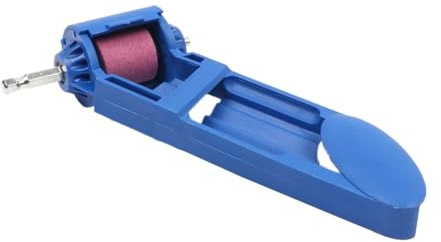 Portable Drill Bit Sharpener, Corundum Grinding Wheel for Electric Drill, ABS Housing for Iron Drills