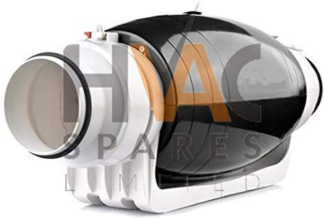 Super Silent Mixed-flow duct fan 100-200mm for bathroom shower wetroom server room hydroponics quiet extractor (200mm)