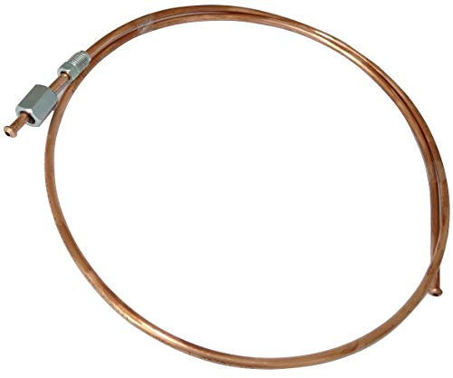 AERZETIX: Línea de freno manguera tubo de cobre Ø4.76mm con racores F10x1/M10x1 (110cm)
