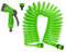 Manguera en espiral de jardín, Manguera de riego extensible de 10metros Pistola con 7 funciones Manguera de riego espiral verde 7 modalidades de riego, Manguera para terraza y jardín