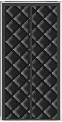 Thermo Vorhang Gegen KäLte TüR Winterlicher winddichter Türvorhang for Türen, verdickte Wärmedämmung, selbstabsorbierend, kältebeständig, magnetische Trennvorhänge(Black,80x210cm)