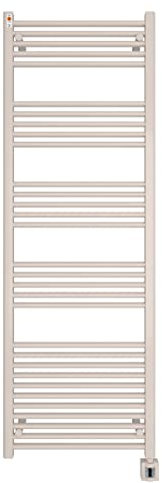 Mert E1 Elektro-Bad-Heizung 1750x600 elektrisch 1000watt Bad-Heizkörper Thermostat weiß Handtuchhalter komplett befüllt Set fertig für Wandmontage
