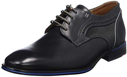 LLOYD Lando, Scarpe Stringate Derby Uomo, Nero, 44.5 EU