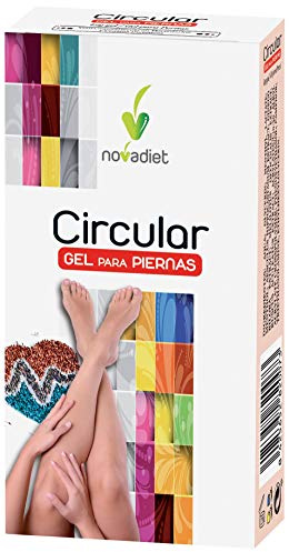 NOVADIET - Cirkulär gel med bengel, förbättrar venös cirkulation och kapillär cirkulation i nedre extremiteterna, lindring av trötta och ömma ben. 100 ml förpackning