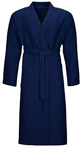 Vossen Damen & Herren Bademantel Wellington-L winternight, l
