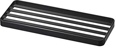 Yamazaki 4806 Tower Sanitary Tray, Black, Steel, 24 x 9 x 1.5 cm