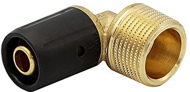 Pipetec Steckfitting Steck-Winkel mit Außengewinde 16x2 3/4'