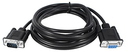 Ruilogod 10FT 3 METER VGA 9 PIN MAJO AL CABLE DE CABLE DE M/F para computadora LCD