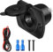 Zócalo del Encendedor de Cigarrillos Toma mechero 12v Enchufe mechero DC 12V/24V con Cable de conexión,para Boat Motorbike Ca (1PCS)