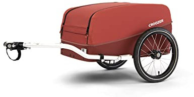 Croozer Unisex – Erwachsene Cargo Kalle Lava RED Fahrradanhänger, Blu, Einheitsgröße für alle