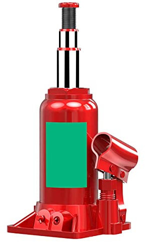 LOMYUQ 2/3/6/10T Capacity Double Ram Hydraulic Bottle Jack Welded Bottle Jack Vertical Hydraulic Jack with Pump Handle, for Car Sedans SUV,3T