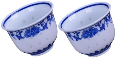 BESTonZON 4pezzi Tazze Da Tè Porcellana Vintage Elegante Tazza Da Tè Cinese Per Degustazione Per Casa Ristoranti e Occasioni Speciali