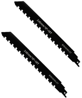 Säbelsägeblatt Stein, Säbelsägeblatt Hartmetall, Zubehör Säbelsäge, Reciprosägeblätter Für Schneiden Von Stein, Holz, Beton, Ziegelstein, (Black-10in)
