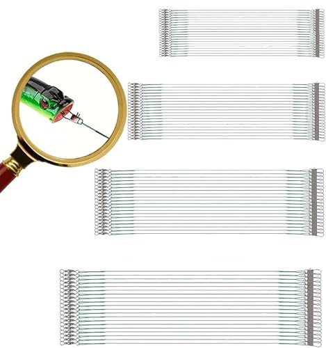 Stahlvorfach Set mit Karabiner Tönnchenwirbel für Hecht, Zander und andere Raubfische.15cm, 20cm, 25cm und 30 cm, Tragkraft bis zu 15 kg. (30 cm 20 Stück)