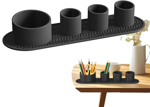 Porta spazzolino elettrico, Porta spazzolino da denti | Supporto porta spazzolino per organizer per spazzolino da bagno 2 in 1 - Portaspazzolini da appoggio in silicone con 4 fori per la casa