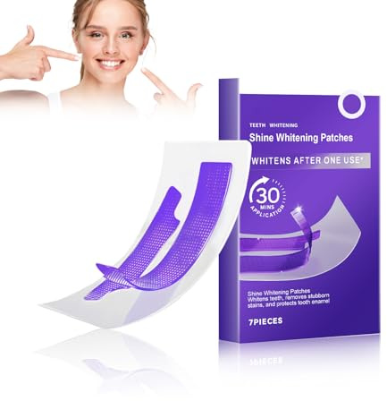Strisce Sbiancanti Denti, Whitening Teeth Strips, Pulisce la Bocca, Rimuove Delicatamente ed Efficacemente le Macchie, Sbianca i Denti, Protegge lo Smalto, Previene la Carie, Per Uomini e Donne