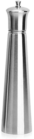 Molinillo de Sal y Pimienta Molinillo de Pimienta en Forma de Cono de Acero Inoxidable a Prueba de Herrumbre Utensilio de Cocina Profesional Molino de Pimienta Molinillos de Especias de aspereza