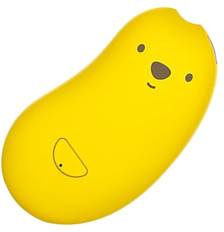 Generic Molinillo de Uñas Eléctrico para bebé con Carga USB, Lima de Uñas Segura y Ligera para el Cuidado del bebé en el Hogar (YELLOW)