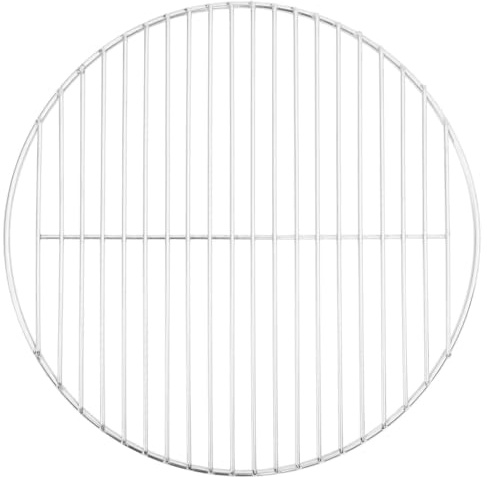 Griglia rotonda Ø 40 cm, in acciaio inox 304, robusto accessorio per barbecue a carbonella, barbecue a sfera e braciere, ideale per barbecue all'aperto, giardino, terrazza e campeggio