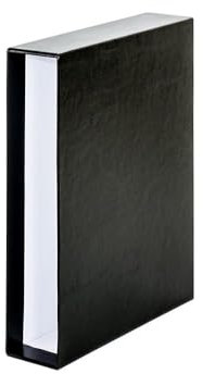 LINDNER Das Original Schutzkassette für Einsteckbücher ELEGANT (60 Seiten), schwarz