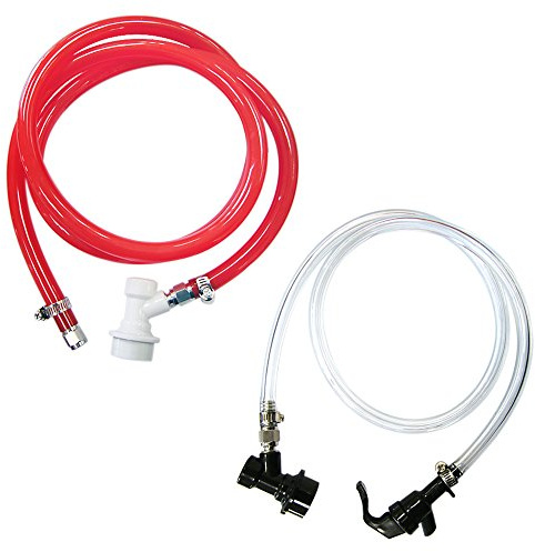 PERA 3/16 Ball Lock Beer line Assembly & 5/16 Ball Lock Gas line Assembly per la produzione di birra