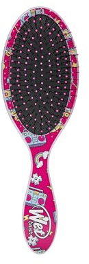 WetBrush Original Detangler Happy Hair UltraSoft Bristles Ergonomic Handle Suitable for All Hairtypes Smiley Pineapple