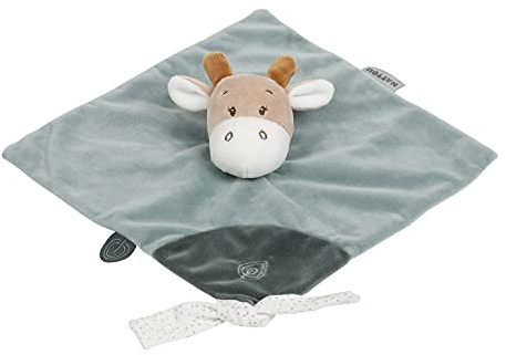 Nattou Schnuffeltuch aus Baumwolle, Luan Giraffe, Grün/Beige