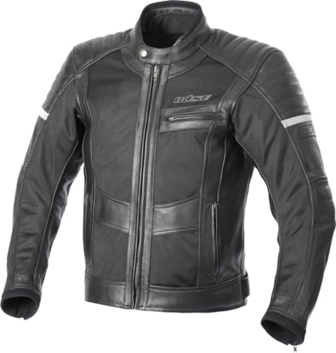 Büse Sunride Motorrad Lederjacke, schwarz, 50