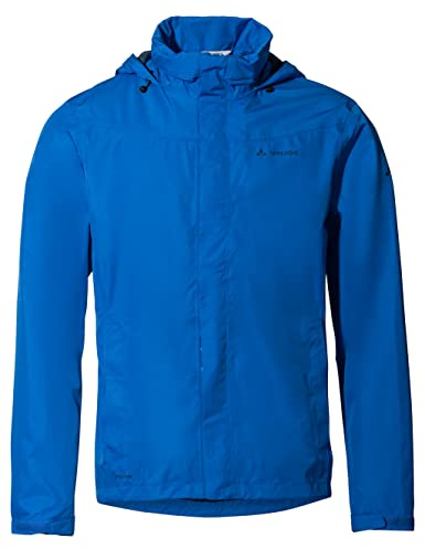 VAUDE Escape Bike Light Regenjacke Herren – Fahrradjacke wasserdicht atmungsaktiv winddicht, 2-Lagen mit verstaubarer Kapuze