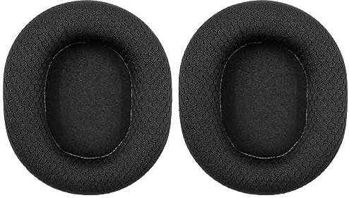Alnicov 1Pair Replacement Ear Pads Black Mesh Headphone Cover Compatible with SteelSeries Arctis 1/Arctis 3/Arctis 5/Arctis 7/Arctis 7P/Arctis 9X/Arctis Pro/Arctis