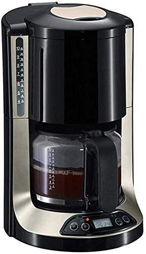 TEmkin Cafetière, Machine à café Filtre 10 Tasses, cafetières programmables avec minuterie, Fonction d'arrêt Automatique, système Anti-Goutte, Filtre Permanent réutilisable 1,25 L