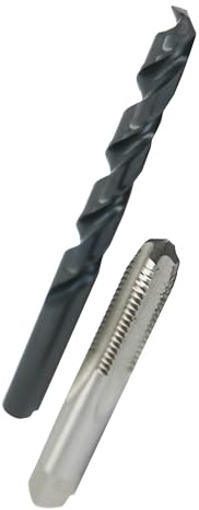 Drill America 1/2-28 Tap and 15/32 Drill Bit Kit, POU Series