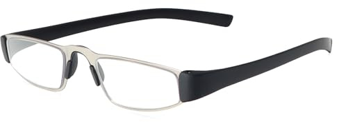 KoKoBin Vollrand Lesebrille metall Klassische Herren und Damen Lesehilfe Blaulicht blockierende Brillen