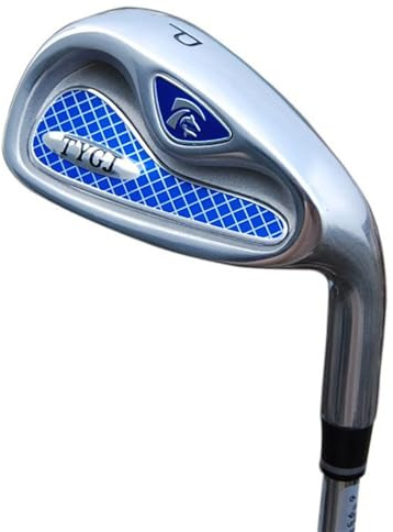 Fer de club de golf professionnel pour homme et femme - N° 4/5/6/7/8/9/P/S - Club simple avec tige en acier ou tige en graphite - Fer de golf pour golf (n° P, avec tige en graphite)