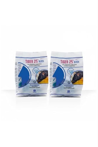 Orma Tiger 25Block, Esca rodenticida in blocchi, 2x300GR