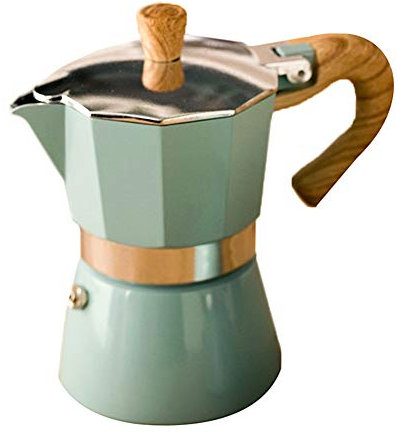 Aluminium Coffee Percolator, 300 ml Italian Mocha Pot with Less Deposits - Coffee Machine