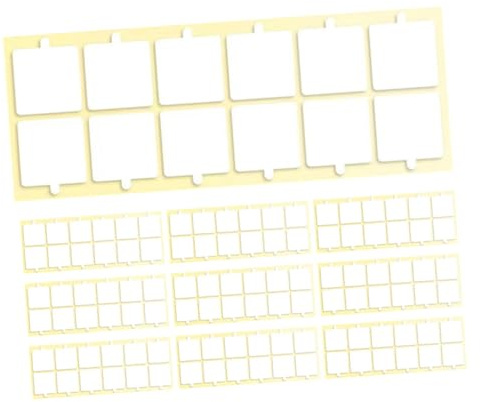 DIYEAH 10hojas Cinta Adhesiva de Doble Cara Transparente para Paneles Acústicos Resistente para Montaje Pared Masilla Insonorizante