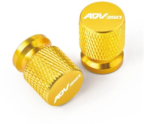 Tapones de válvulas de Moto para Hon@&da ADV350 ADV 350 2021 2022 2023 2024 ADV350 Accesorios De Motocicleta CNC Tapa De Vástago De Válvula De Neumático 2PCS(WW-3)