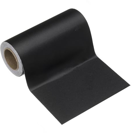 sourcing map Papel tapiz de grano de madera de 5 pulgadas x 16.4 pies, PVC, autoadhesivo, marco texturizado, impermeable, papel tapiz decorativo para pared, para suelo, puerta, mesa, gabinetes