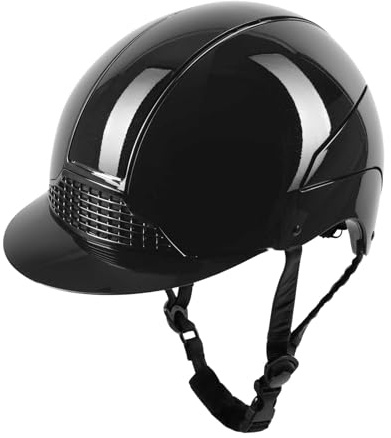 SWING Ridhjälm H24 glansig svart glans, 51–55 cm