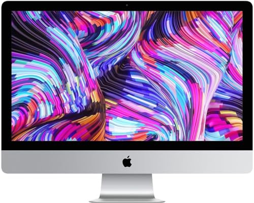 Apple iMac 2019 con processore Intel Core i5 da 3,1 GHz (27 pollici, 16 GB di RAM, SSD da 512 GB) Argento (Ricondizionato)