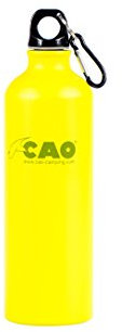 Cao Gourde ART Jaune citron 0,75 litres Aluminium H 25 cm ø 7.3 cm