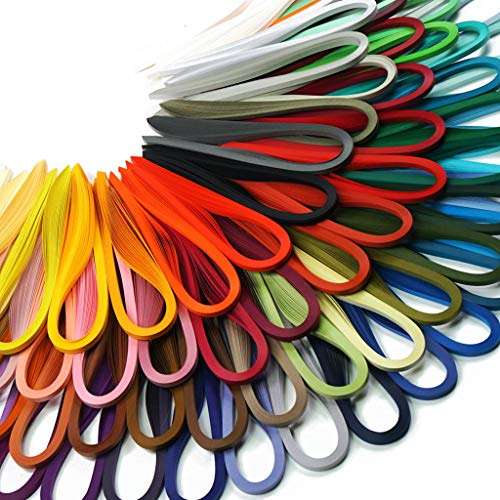 JUYA Quilling Set di Carta di Tant 72 colori e 72 confezioni, larghezza della carta 1,5mm