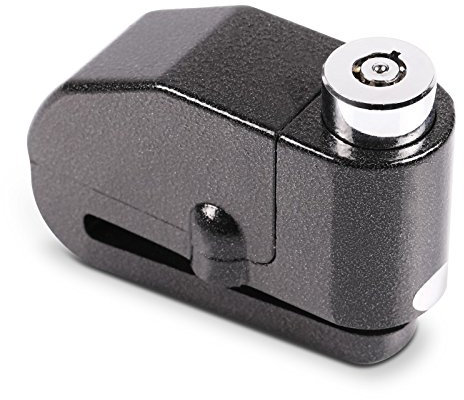 Candado con Alarma/antirrobo Compatible para Vespa S 125/50 110dB BS-Motoparts Negro